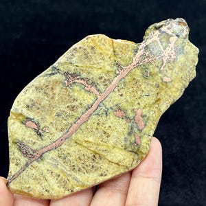 Michigan Native Copper Slab: Förseglat visningsprov, 115 mm