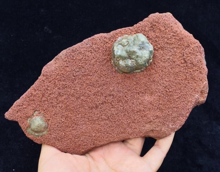 190mm 610g Pyrite balls in Limonite, Natural Mineral Specimen from China CM2390315