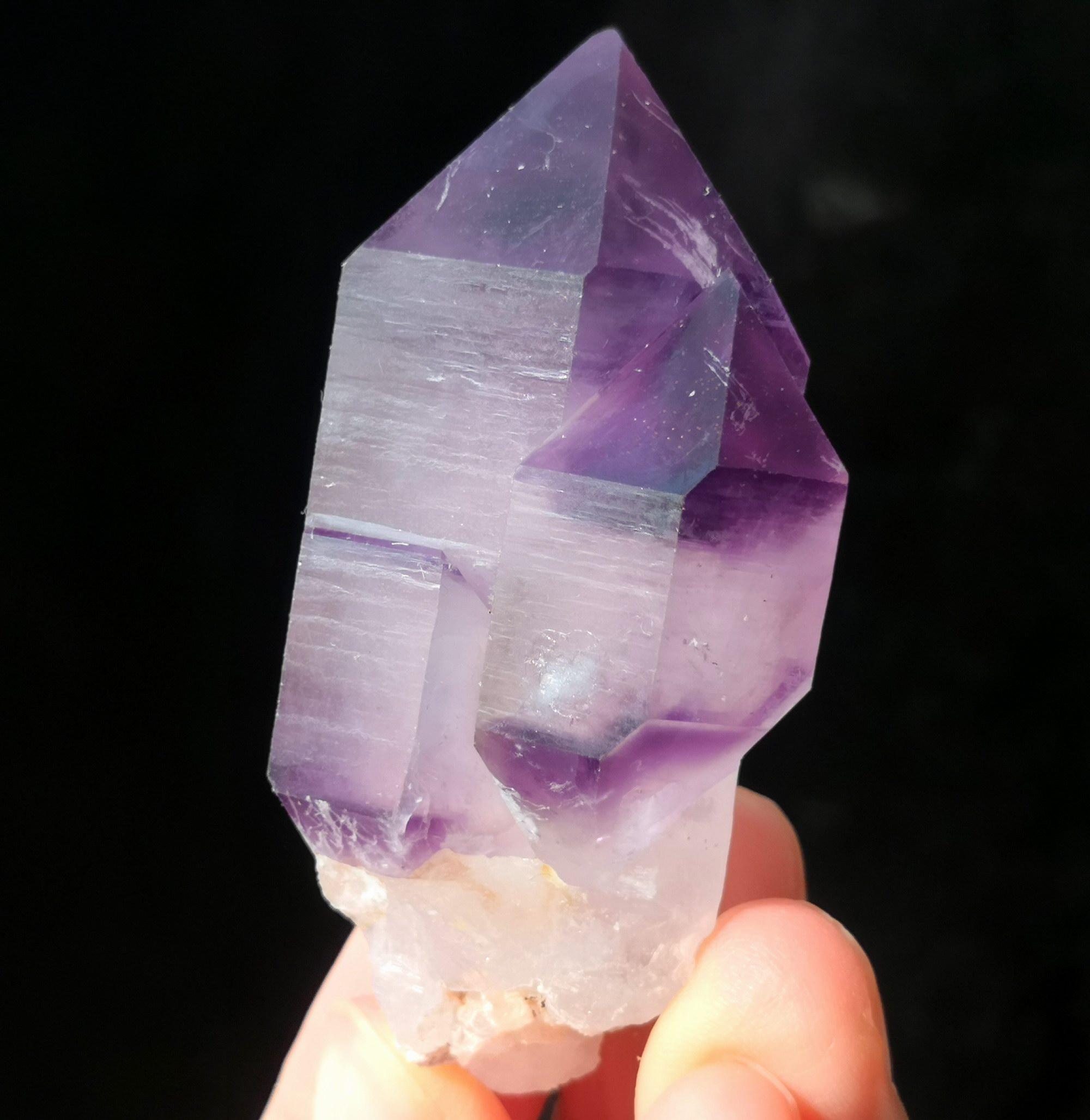 59 mm セプタークォーツ（アメジスト）天然鉱物標本、CM2371871 - Etsy