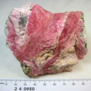 255g 83mm Pink Candy NATURAL Rhodochrosite Mineral Specimen China CM240950