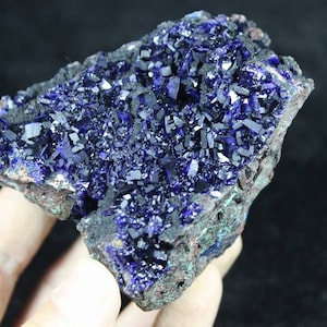 Bigger Crystal - Sparkling GEMMY Blue Azurite CM682646 from Liufengshan Anhui China