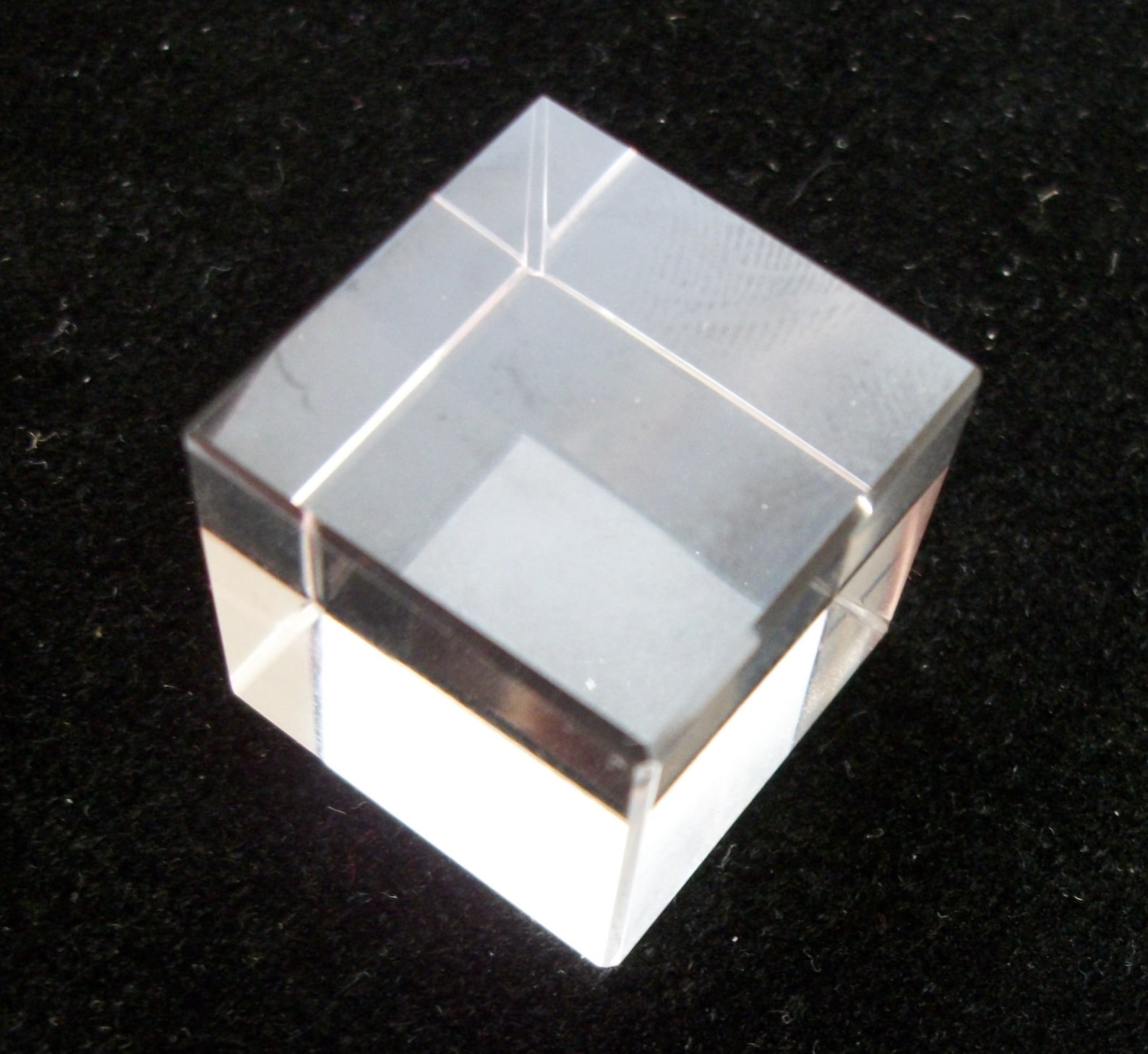 10pcs Solid Clear Glass Display Block Display base cubes for Etsy