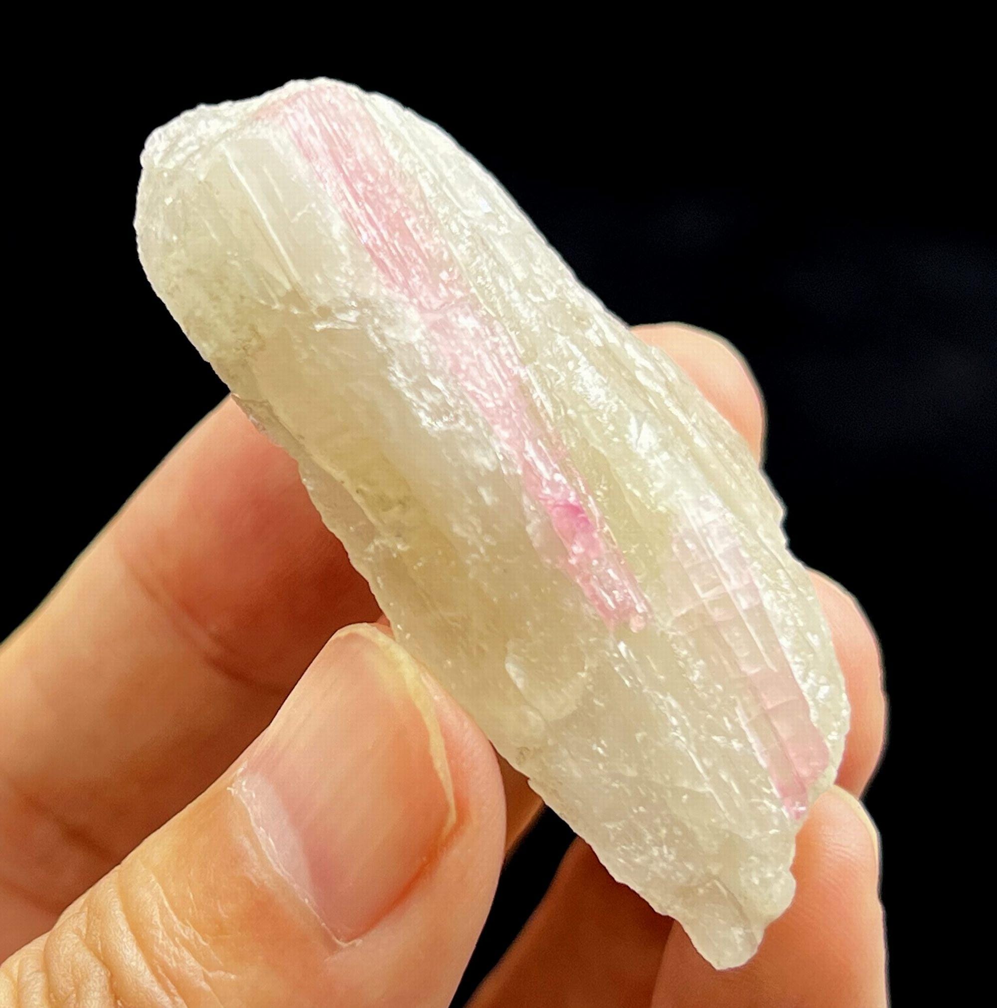 50 mm ジェミー グッドカラー トルマリン オン クォーツ 中国