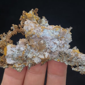 71mm Beautiful Native Copper with mother Rock, Natural Mineral Specimen from China B10056