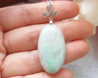 Aグレード天然苔雪翡翠仏像ペンダント No.172916 - Etsy 日本