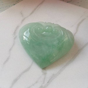 Pastel Green Type A Grade A Natural Jadeite Jade Fei Cui Ruyi Pendant