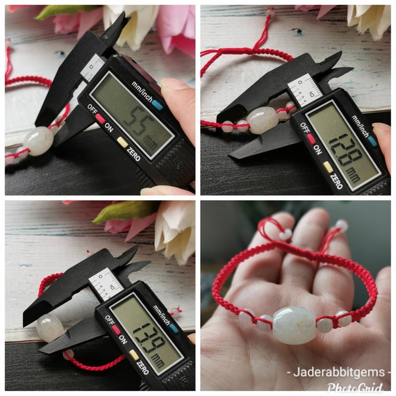 Icy White With Red Dots Type A Grade A Natural Jadeite Jade Fei