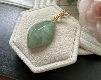 Collana Con Ciondolo Drago In Pietra Di Giada Verde Collana Con - Foto 12