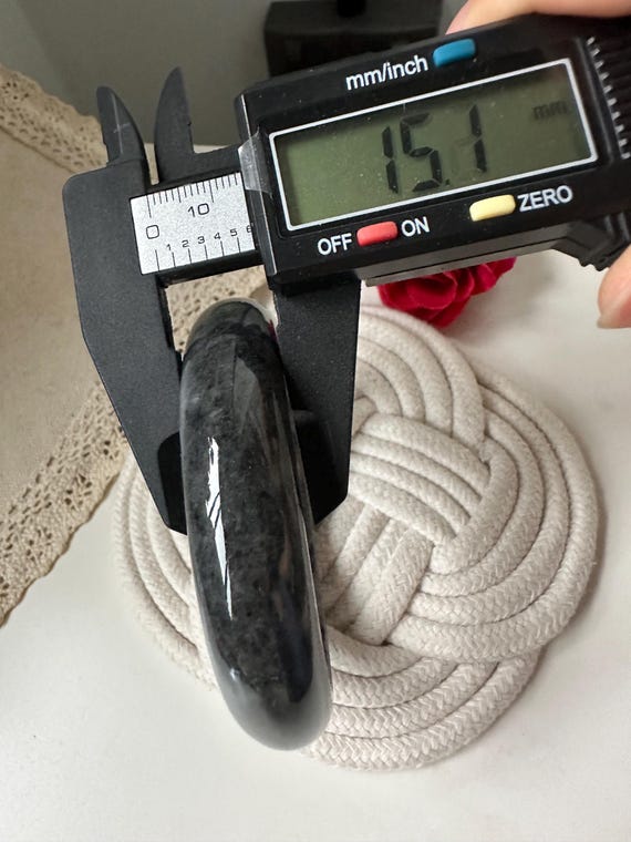 58.8 MM ブラック タイプA グレードA 天然翡翠 フェイ・クイ モダン