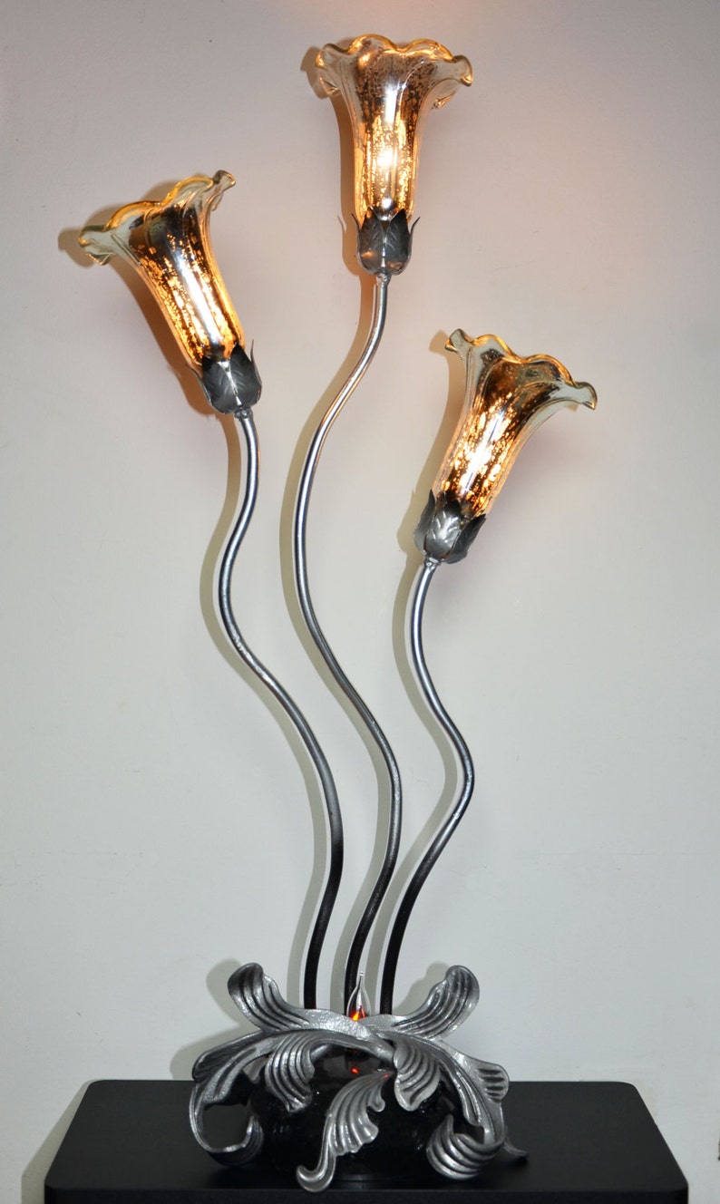 Art Nouveau Lamp Handmade 5