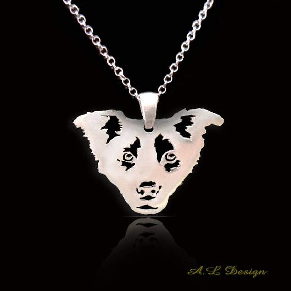 border collie pendant