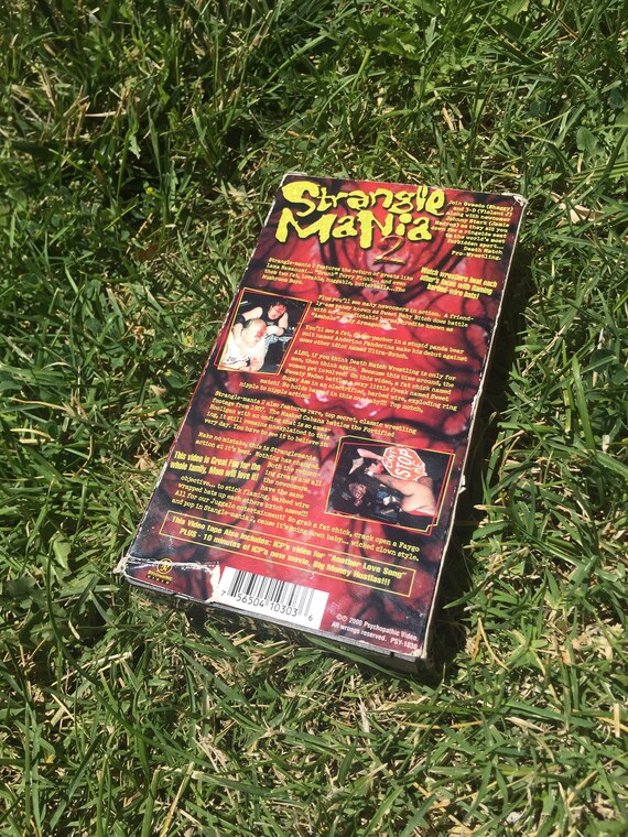 Strangle Mania 2 Vhs Insane Clown Posse Backyard Wrestling Etsy