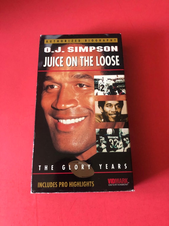 O.J. SIMPSON juice on the Loose VHS Authorized Biography the Etsy