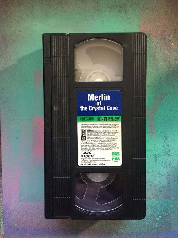 Merlin of the Crystal Cave VHS Mary Stewart King Arthur Game of  