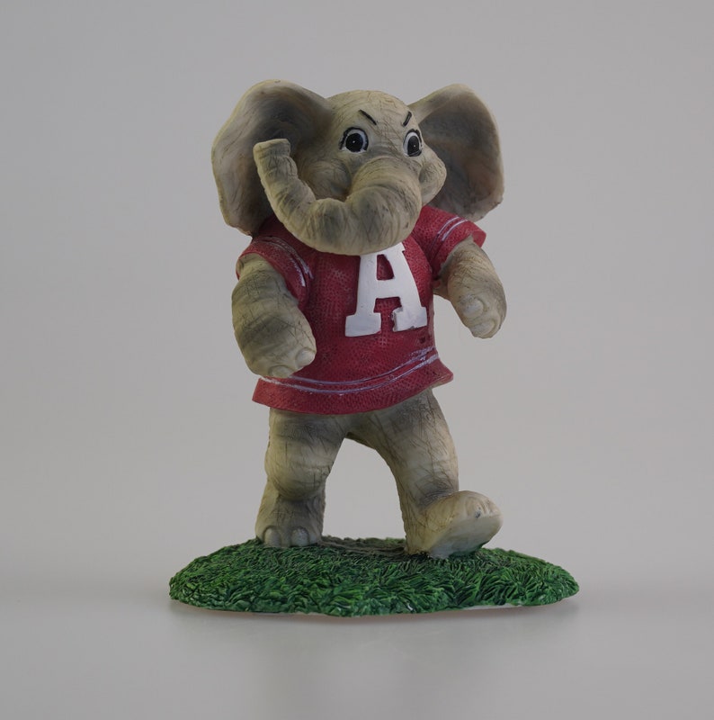 Alabama Crimson Tide Big Al 4 Figurine BAMA Elephant Etsy