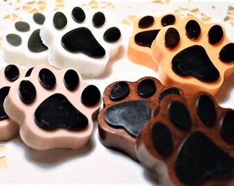 10 Paw Soaps , Blues Clues Favors , Paw Patrol Favors , Party Favors , Cute Birthday Party Favors , Geekery ,Stocking Stuffer,Handmade Soap
