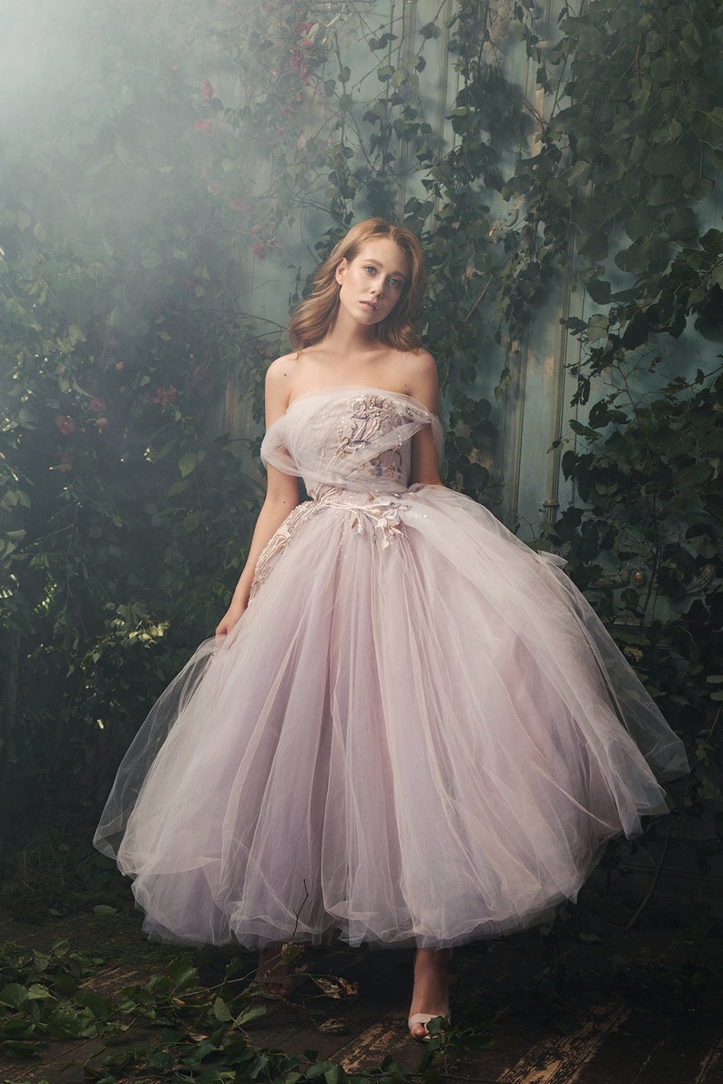 Wedding gown. Alice in Wonderland. Short Wedding Dress Etsy