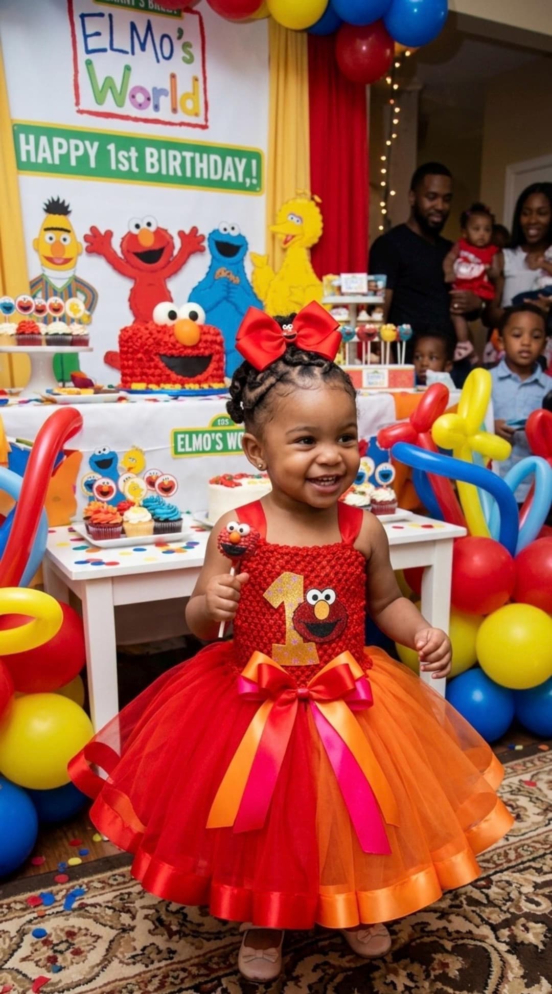 elmo birthday dress Elmo Girl Birthday Outfit Red | Sesame Street Tutu Set Pink