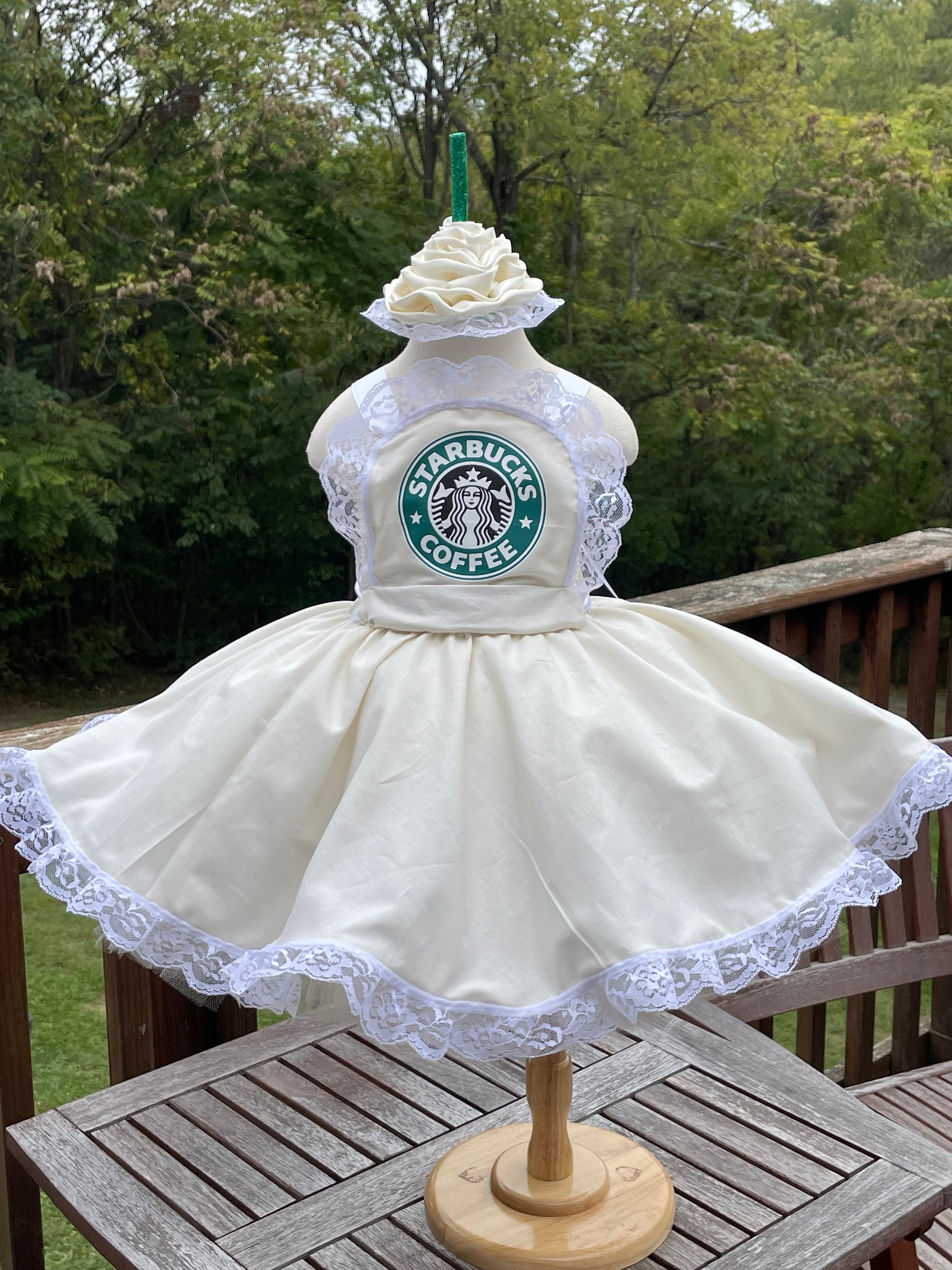 Girls Frappe Starbucks Costume