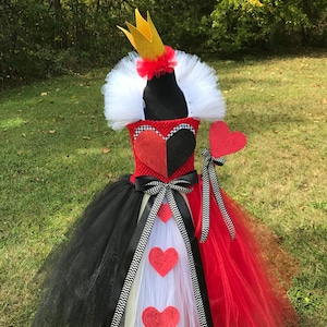 Halloween Alice nel paese delle meraviglie Red Queen of Hearts Costume di  carnevale Stage Performance Princess Cosplay vestito operato genitore-figlio