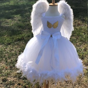 Angel dress for 1 year on sale old baby