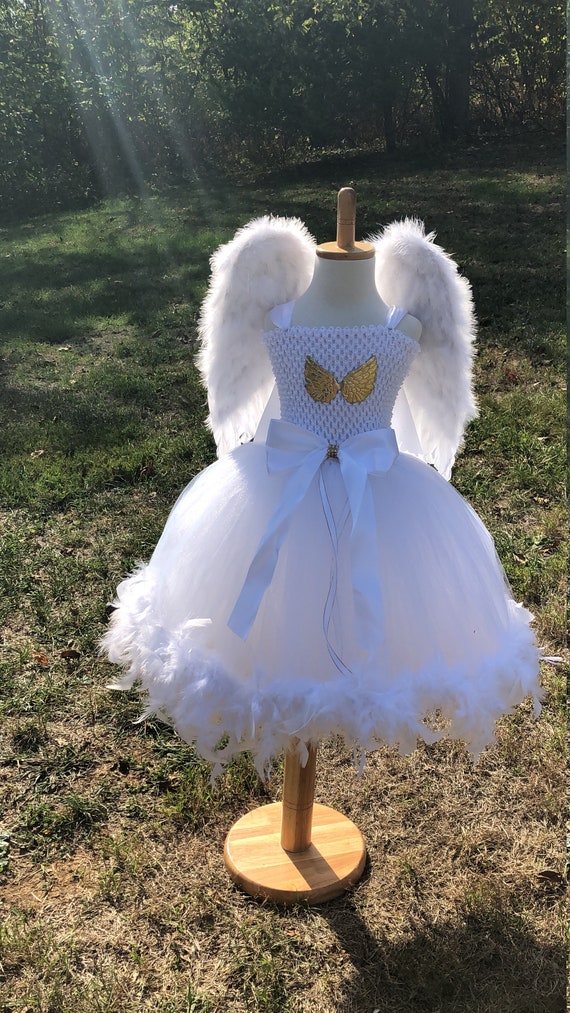 Amazon.com: mscan Starlight Angel Halloween Costume for Girls, Small 4-6,  Includes Dress and Halo : Clothing, Shoes & Jewelry