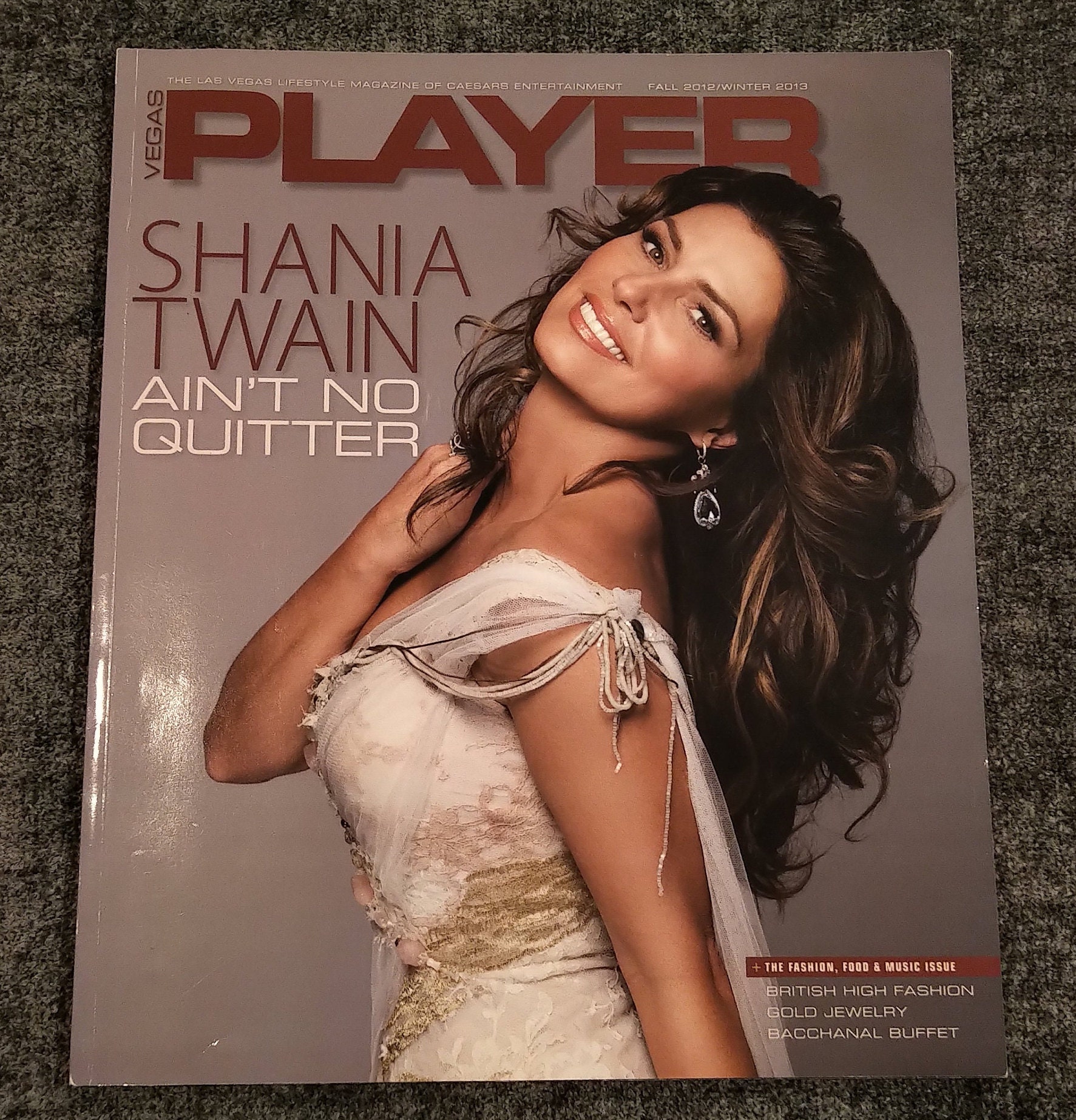 Shania Twain Vegas Player Magazine Fall 2012 Issue Sex Image Hq