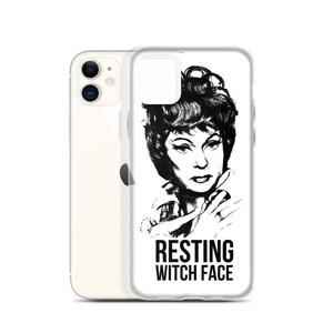 Verzauberte Endora Ruhende Hexe Gesicht iPhone Hülle