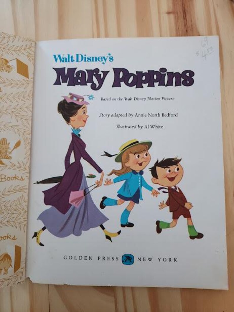 Walt Disney' Mary Poppins First Edition Etsy