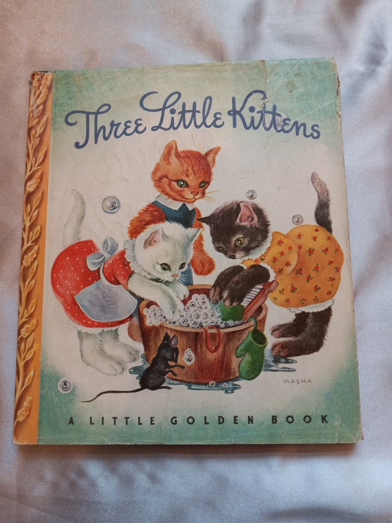 Three Little Kittens 1947 9th Printing With Dust Cover Etsy