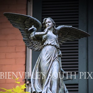 New Orleans Art Print; Angel's Among Us French Quarter