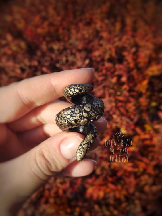 Dread Beads Black 10 Mm Men Dread Beads Dread Beads For Guys Viking Dread Beads Dread Bead Bronze Antique Dread Bead Dread Beads Cuff