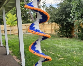 Crochet Wind Spinner Pattern, Rainbow Garden Decor (PDF Pattern)