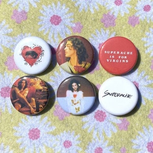 Conan pin set 1.25” Superache Inspired Gifts For Her Music Gifts For Him Pins Memories