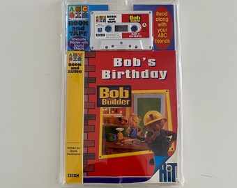 Bob le bricoleur anniversaire ABC livre à lire sur cassette pour enfants vintage 2000