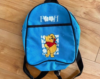 Sac à dos en peluche Disney vintage des années 90 Winnie l'ourson