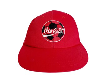 Coca-Cola Football World Cup Mens Hat Soccer Vintage 90’s