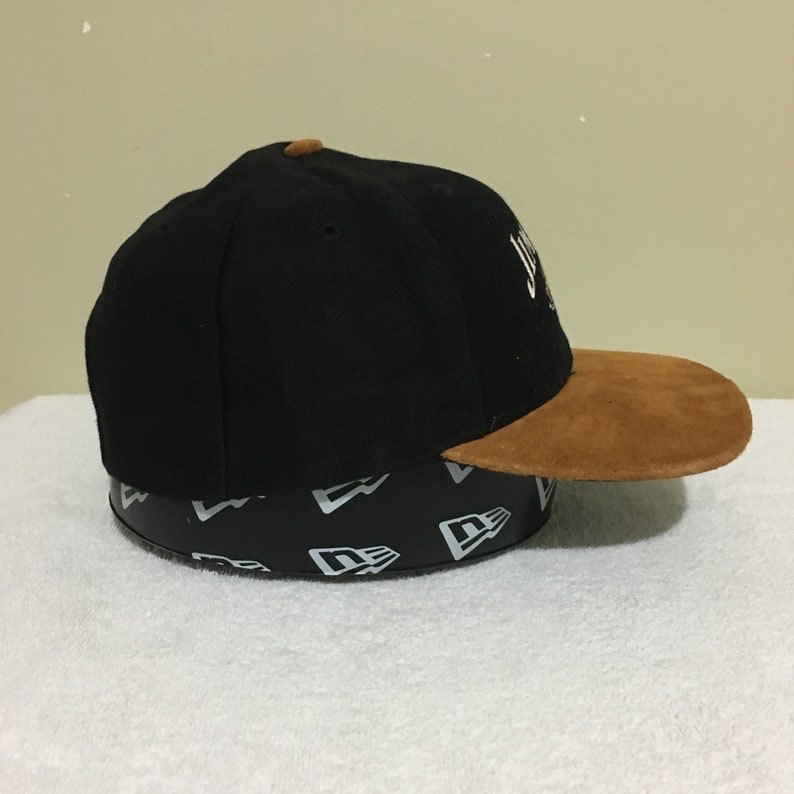 Jim Beam Bourbon Vintage 1990/'s Adult Mens Suede Brim Baseball Cap Hat
