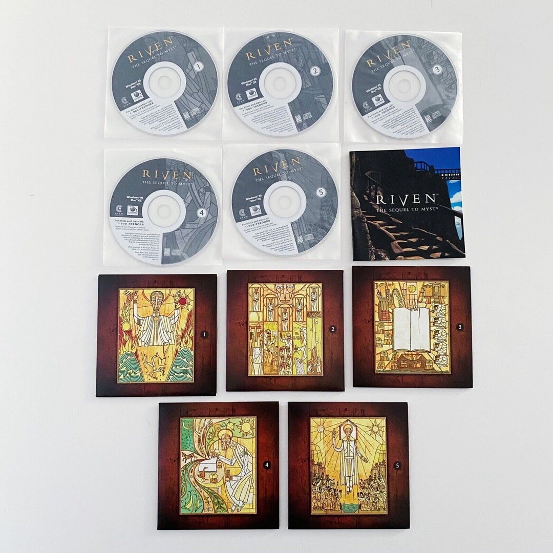 Coffret Collector PC - MYST & RIVEN : La Légende - Édition Spéciale - État Correct