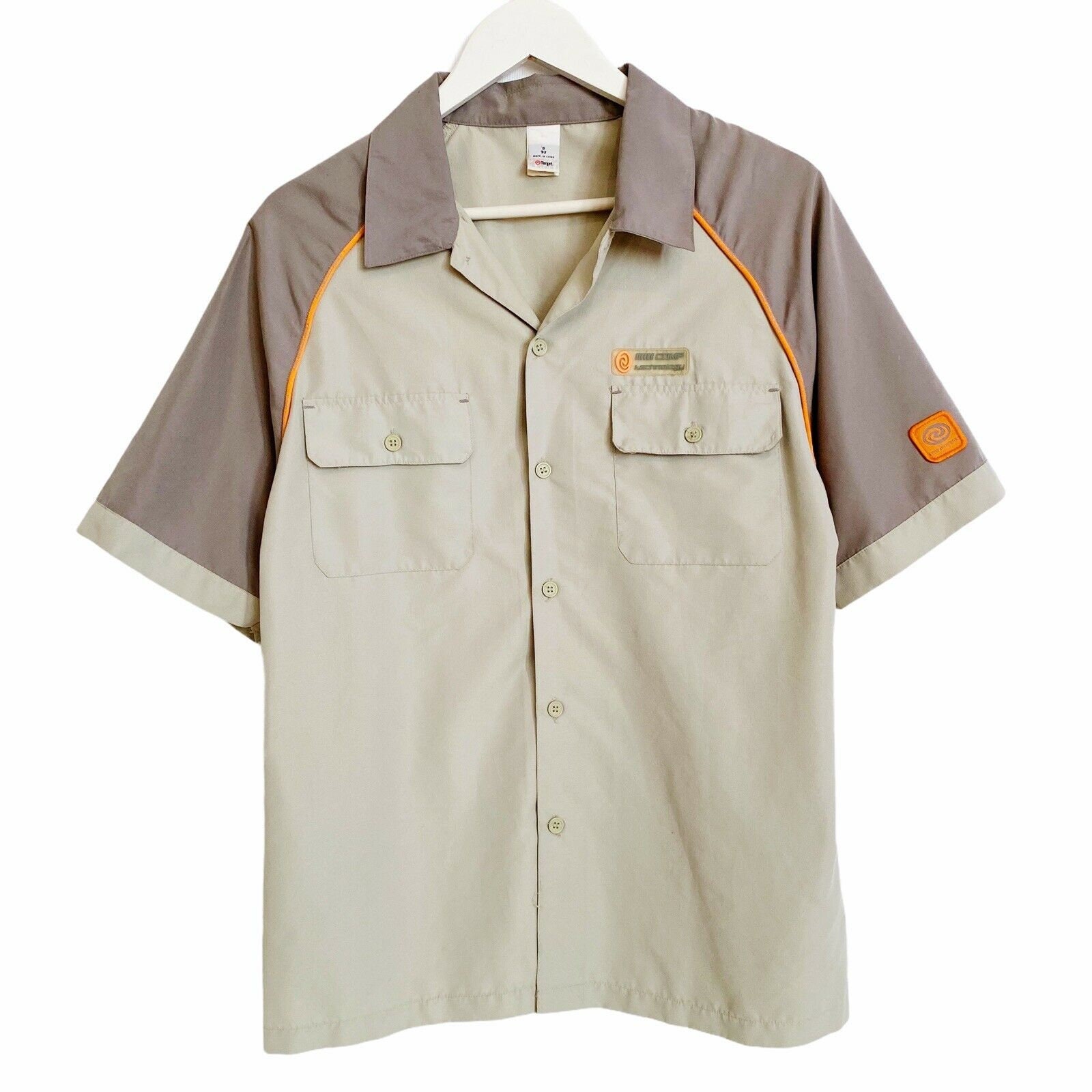 Target Surfwear Tech Piping Button 