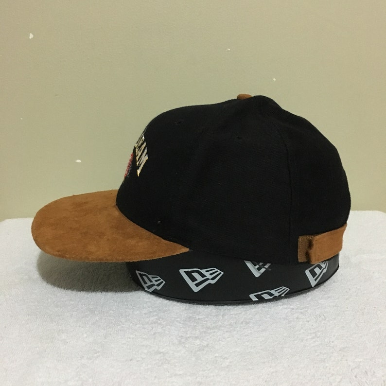 Jim Beam Bourbon Vintage 1990/'s Adult Mens Suede Brim Baseball Cap Hat