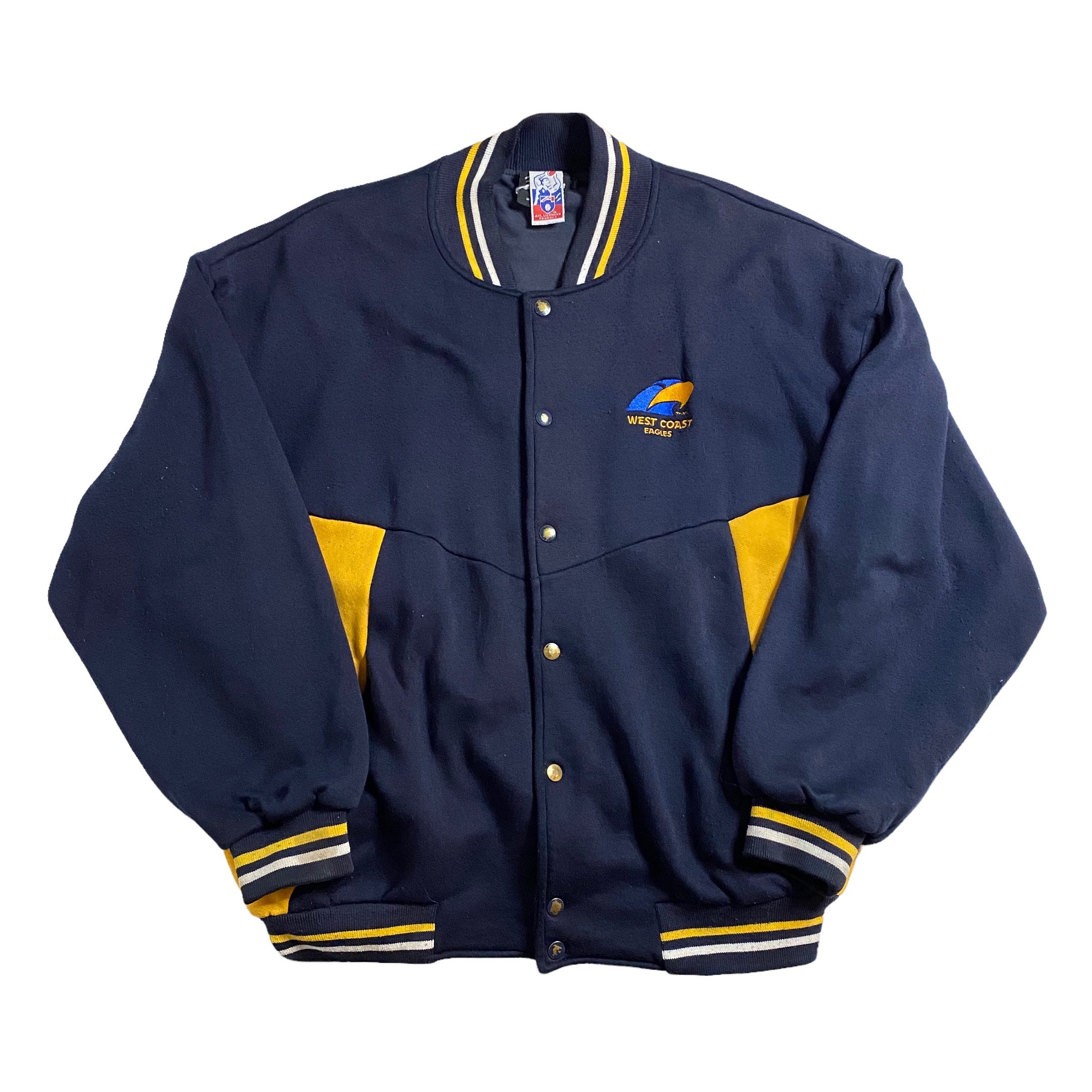 West Coast Eagles AFL Vintage 90s Bomber Jacket Mens Large 105cm - Etsy