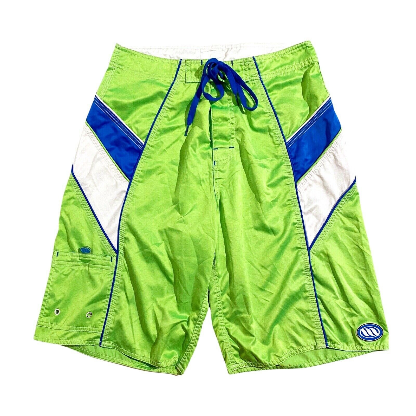 gebruiker karbonade Autonomie West Surfing Swim Surf Board Shorts Vintage 00's Neon Mens - Etsy