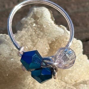 Swarovski Crystal Wire Wrap Ring