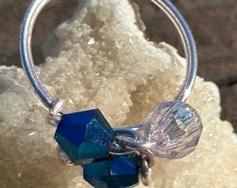Swarovski Crystal Wire Wrap Ring