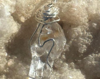 Lake county Diamond Wrapped In Silver Wire "Entwined Magic"