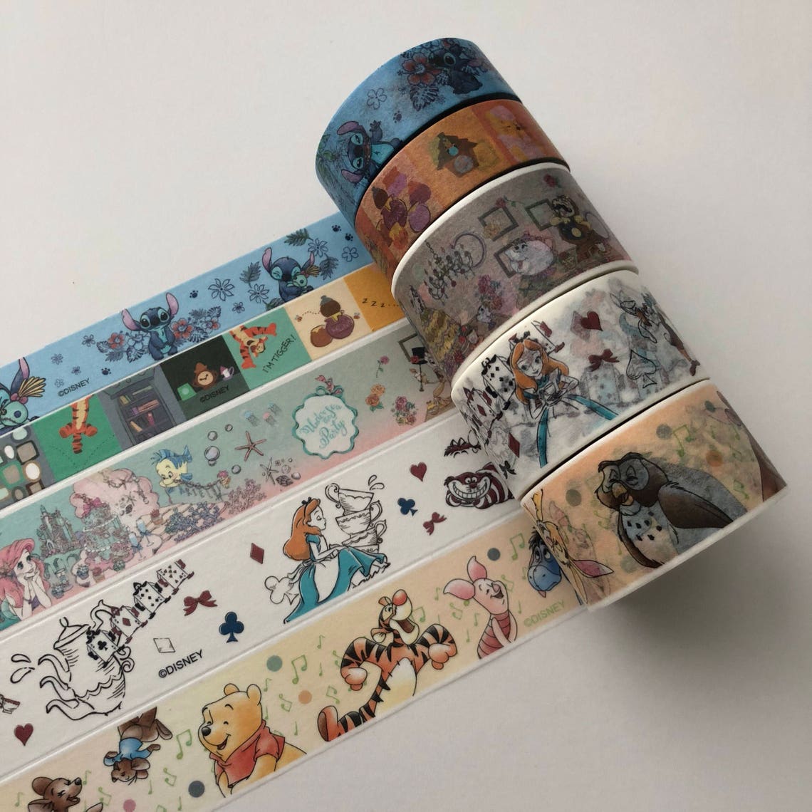 Full rolls/24 samples Disney washi tape Etsy