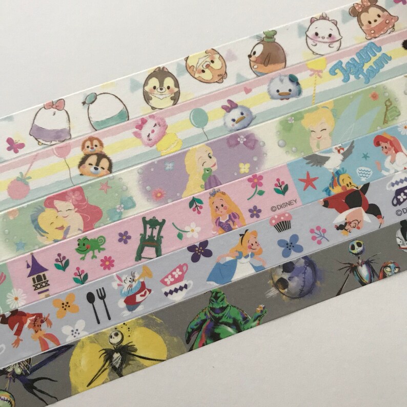 Disney washi tape 15mmx8m 1 roll Etsy