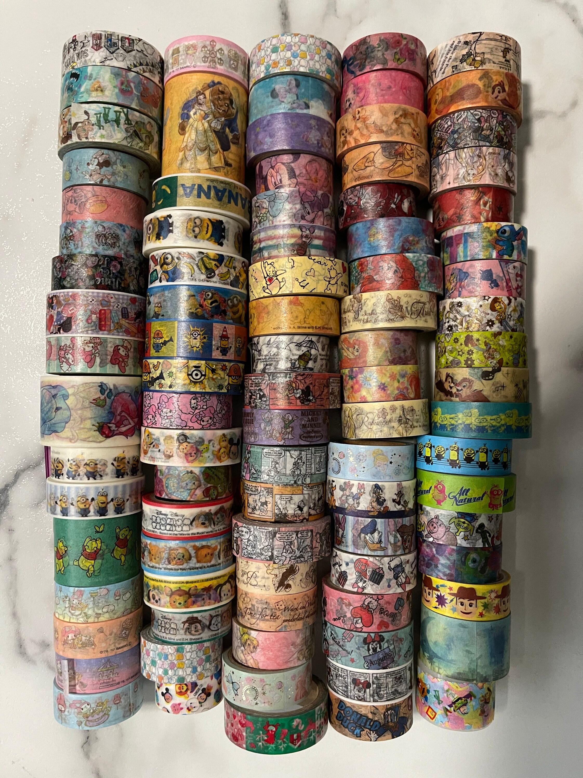 GRAB BAGS of Remaining used characters partial rolls