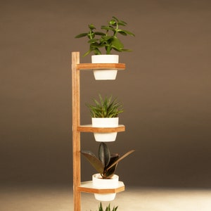 wall mounted indoor vertical small succulent planter. Made from birch plywood. Matches small single planter size.